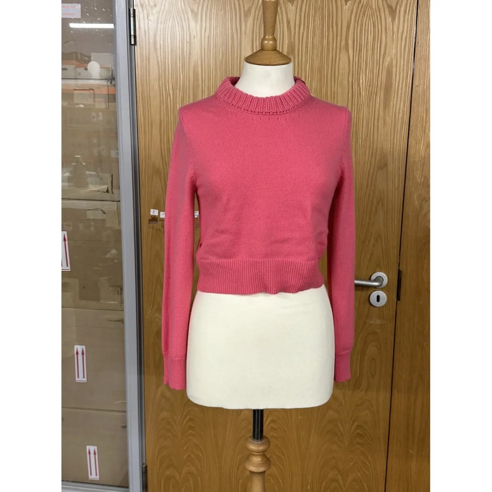 Alexander McQueen cropped cashmere sweater
